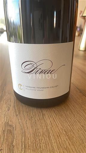 Viner Rouge sec Divae Thunevin-Calvet 2022 Frankrike Roussillon Côtes du Roussillon Villages AOC
