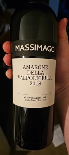 Veneto Amarone della Valpolicella Massimago 2018