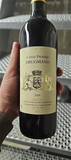 Vinos Rouge sec Cuvée Prestige Drugmand 2009 Francia Burdeos Graves AOC