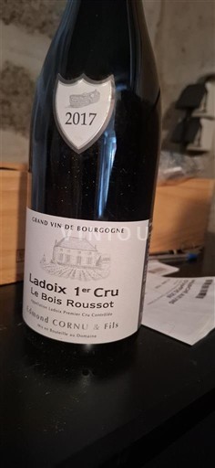 Burgundi Ladoix Premier Cru Edmond Cornu & Fils Le Bois Roussot 2017