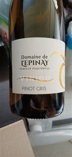 Dolina Loare Долина Лоаре Domaine L'Épinay Pinot Gris Non Millésimé