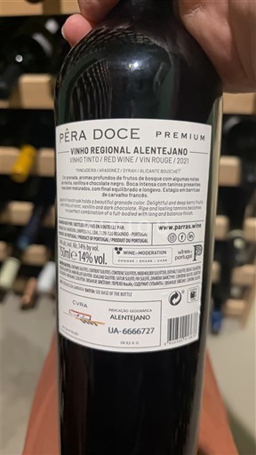 Alentejo Alentejanë Pêra Doce Premium 2021