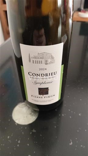 Vin Blanc sec Symphonie Pierre Finon 2024 France Vallée du Rhône Condrieu AOC
