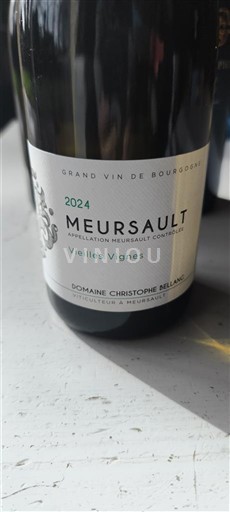 Burgundi Meursault Domaine Christophe Melland Vieilles Vignes 2024
