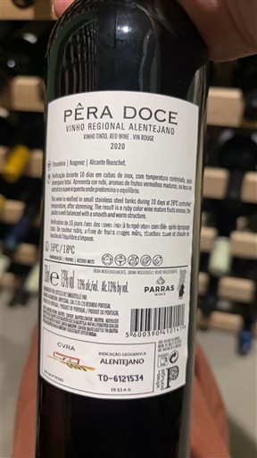 Alentejo Alentejanë Pêra Doce 2020