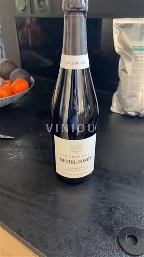 Vera e gazuar Blanc brut Michel Gonet 2015 Francë Shampanjë AOC