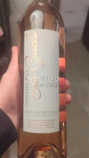 Vina Rosé sec Le Moulin de l'Isle Domaine La Giscle 2020 Francija Provansa Côtes-de-Provence AOC