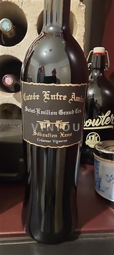 Viner Rouge sec Cuvée Entre Amis Sébastien Xans 2023 Frankrike Bordeaux Saint-Émilion Grand Cru AOC