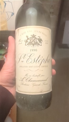 Bordoja Saint-Estèphe A. Chamvermel 1990