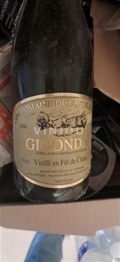 Lugina e Ronës Beaumes de Venise Domaine La Tuilière Gigondas 2004