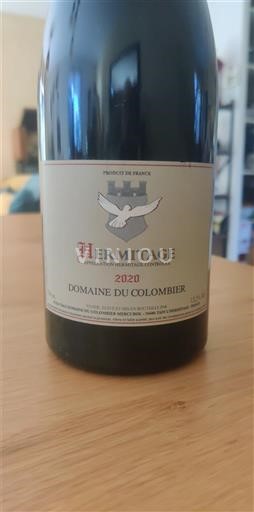 Вина Rouge sec Domaine Colombier 2020 Francuska Рона долина Ермитаж AOC