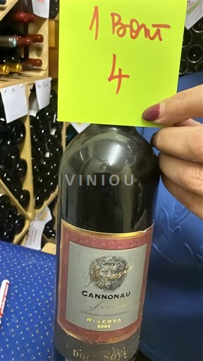 Sardenjë Cannonau i Sardenjës Cantine di Dolianova Blasio Riserva 2003