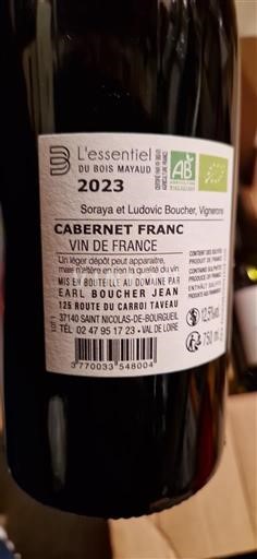 Loiredalen Ikke spesifisert Domaine Bois Mayaud L'essentiel 2023