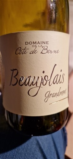 Beaujolais Domaine La Côte de Berne Grandmont 2023