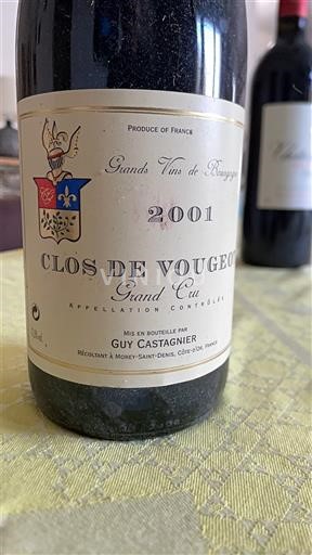 Burgund Clos-de-vougeot Grand Cru Guy Castagnier 2001