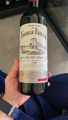 Bordeaux Saint-Émilion Grand Cru Grand Cru Domaine La Vieille Eglise 1998