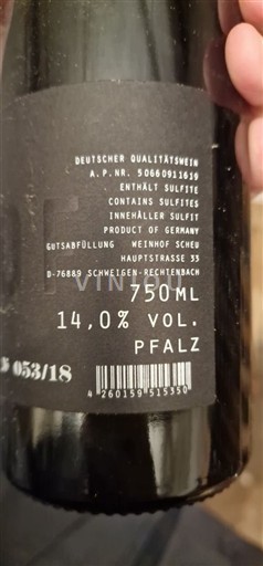 Pfalzi Weingut Scheu Jo Viti