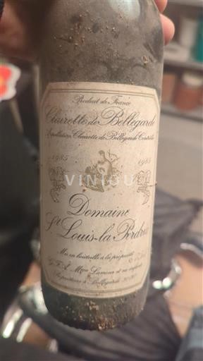 Vinos Blanc sec Clairette de Bellegarde Domaine St Louis la Perdrix 1985 Francia Valle del Ródano No especificado AOC