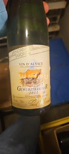 Vinos Blanc moelleux Domaine Paul Schneider 2011 Francia Alsacia Gewurztraminer AOC Vendanges Tardives
