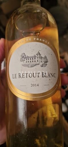 Vinos Blanc sec Le Retout Blanc Le Retout 2014 Francia Burdeos No especificado AOC