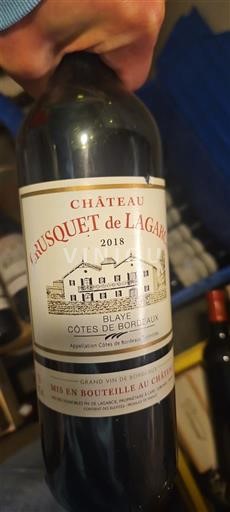 Bordeaux Blaye-côtes-de-bordeaux Château Fausquet de Lagarde 2018