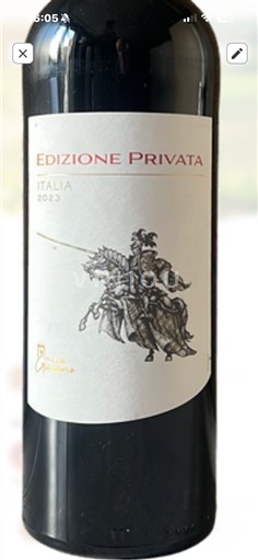 Pulia E paspecifikuar Torre giacomo Edizione Privata 2023