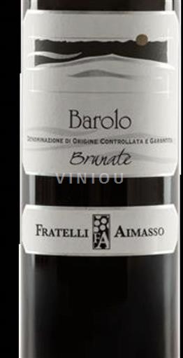 Piemonte Barolo Fratelli Aimasso Brunate 2017