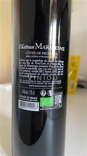 Provence Côtes-de-Provence Château Maravenne Collection Privée Ikke-årgang