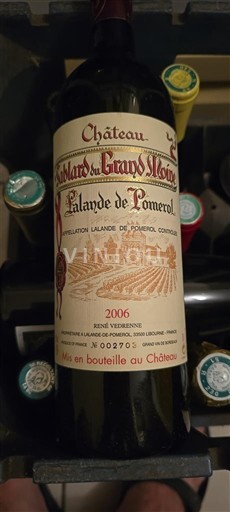 Bordeaux Lalande-de-pomerol Château Les Nards du Grand Moine 2006
