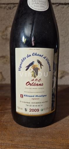 Lugina e Luarës Orléans Vignoble du Chant d'Oiseaux 2009