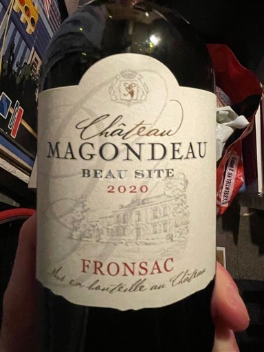 Bordeaux Fronsac Château Magondeau Beau Site 2020