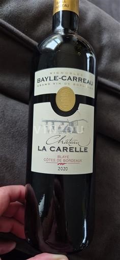 Bordeaux Blaye-côtes-de-bordeaux Château La Carelle 2020
