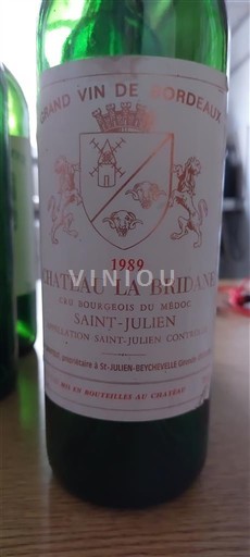 Bordeaux Saint-Julien Château La Bridane 1989