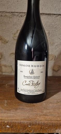 Beaujolais E paspecifikuar Domaine Burnichon Prestige 2022