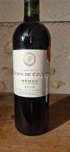 Bordeaux Médoc Château L'Ecrin de Couleys 2010