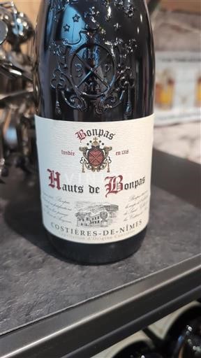 Wines Rouge sec Hauts de Bonpas Bonpas 2017 France Rhône Valley Costières de Nîmes AOC