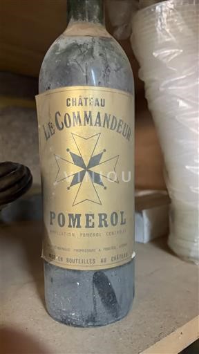Vina Rouge sec Château Le Commandeur 1971 Francija Bordeaux Pomerol AOC