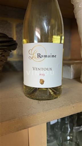 Viner Blanc sec La Romaine 2023 Frankrike Rhônedalen Ventoux AOC
