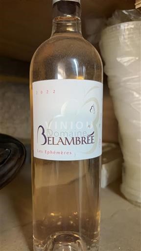 Provence, pjesa e poshtme e luginës së Rhônës, Korsikë Mesdheut Domaine Belambree Les Ephémères 2022