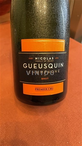 Sparkling Wines Blanc brut Nicolas Gueusquin Non millésimé France Champagne AOC Premier Cru
