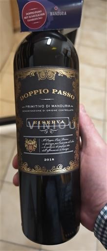 Pulia Primitivo di Manduria Doppio Passo Riserva 2018