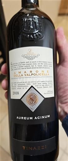 Veneto Amarone della Valpolicella Tinazzi Aureum Acinum 2018
