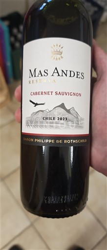Lugina e Maipos Maipo Central Mas Andes Reserva Cabernet Sauvignon 2023