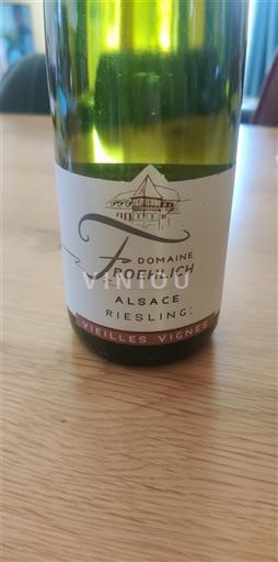 Alsace Riesling Sélection de Grains Nobles Domaine Froehlich Vieilles Vignes 2022