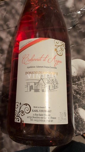 Lugina e Luarës Cabernet-d'anjou Domaine La Châche Jo Viti