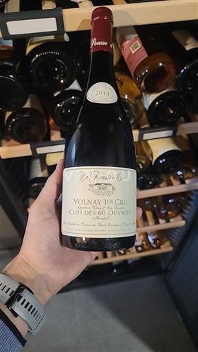 Vinos Rouge sec Clos des 60 Ouvrées Domaine La Pousse d'Or 2011 Francia Borgoña Volnay AOC Premier Cru