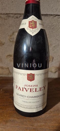 Вина Rouge sec Vieilles Vignes Joseph Faiveley 2012 Francuska Burgundija Dževre-Šamberten AOC