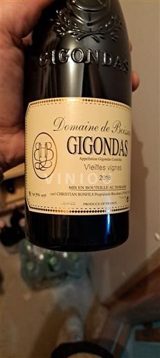 Rhônedalen Gigondas Domaine Boissan Vieilles Vignes 2018