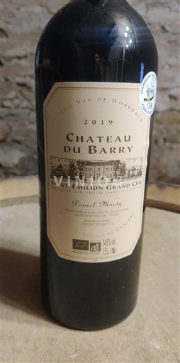 Bordeaux Saint-Émilion Grand Cru Grand Cru Château Barry 2019