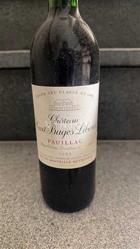 Bordoja Pauillac Grand Cru Château Haut-Bages Libéral 1993